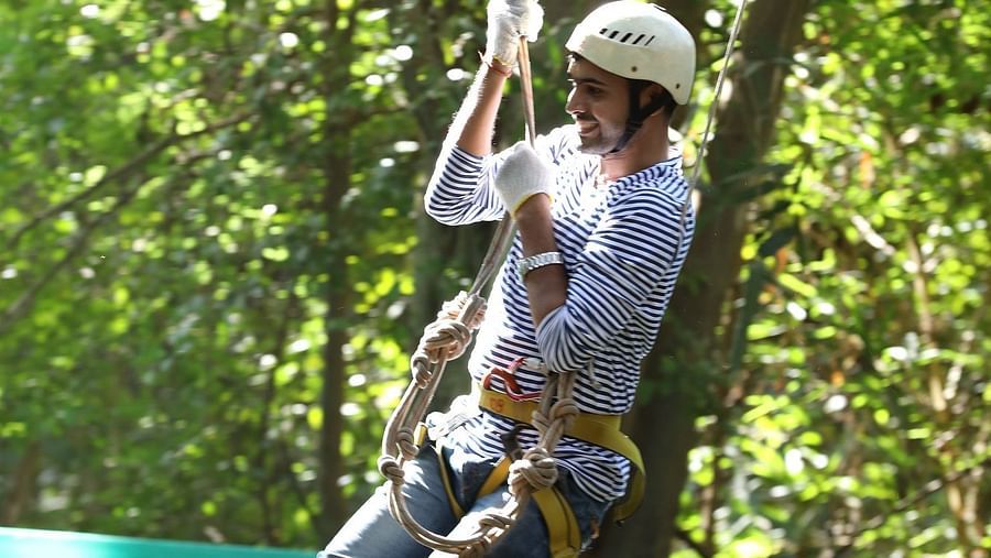 Tarzan Swing - Sajan - Exciting Tarzan Swing at Nature Trails Sajan, offering a thrilling outdoor experience.