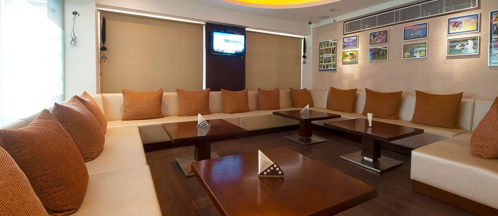 sofas in the restaurant
