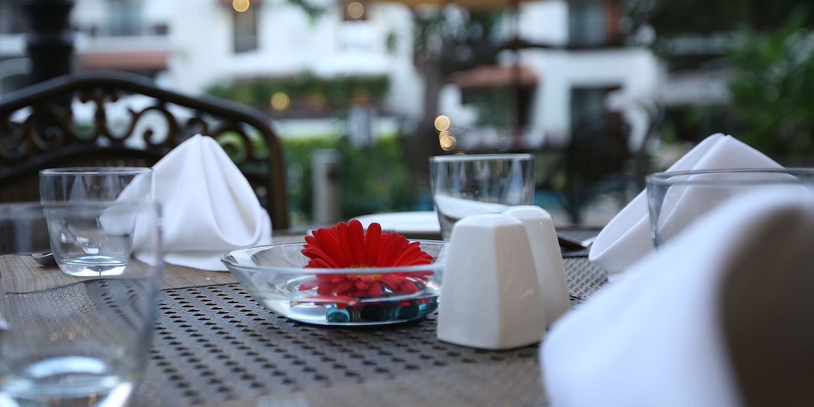 Centrepiece on dining table - Rhythm Lonavala