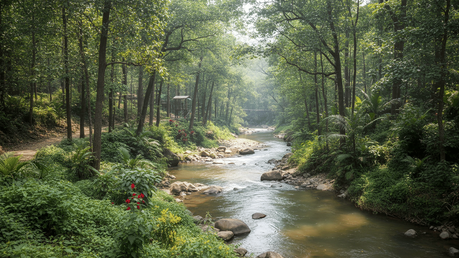 Serene nature trails and wildlife near Kundalika River in Kolad