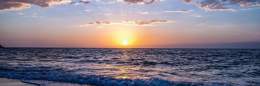 Sunset view in Ramnagar Beach, Neil Island