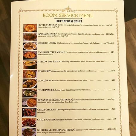 24 hour room service