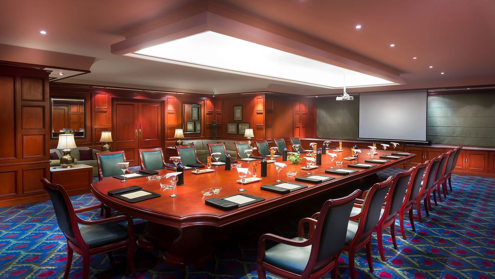 Orchid  Convention Centre with chairs and table at Grand Chennai By GRT Hotels.