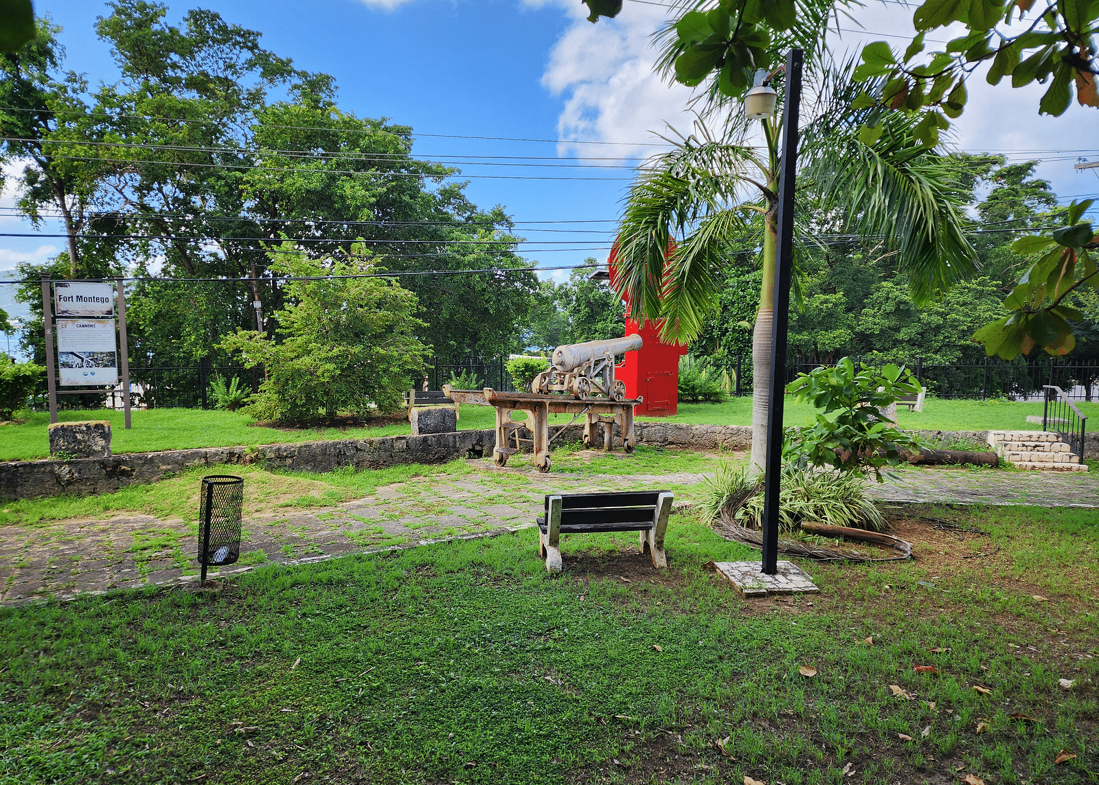 A vintage canon placed for display in the Fort Montego Bay in Jamaica - Hotel 39, Jamaica