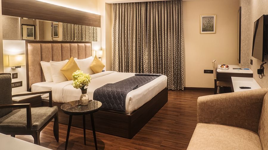 view of king size bed of Executive Room 