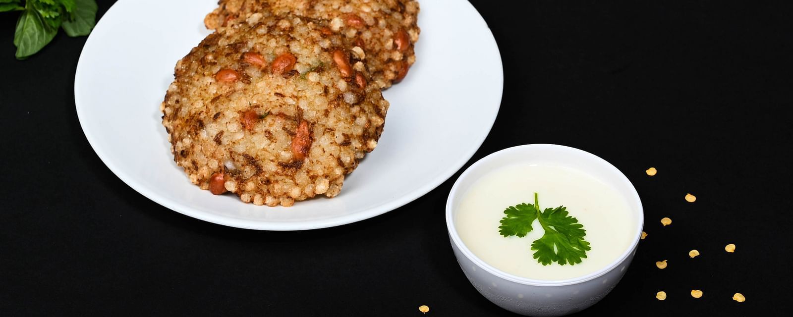 A delicious savoury presented with white sauce  | Diamond Parks, Pune