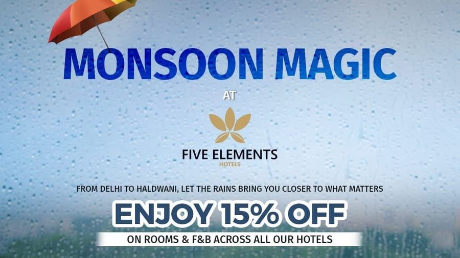 Discover Monsoon Magic at Five Elements Hotels with cozy stays, seasonal delights, and exclusive rainy-day perks.