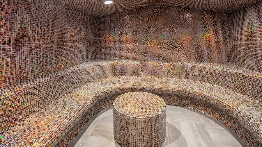 steam bath at YO1 Longevity & Health Resorts, Catskills