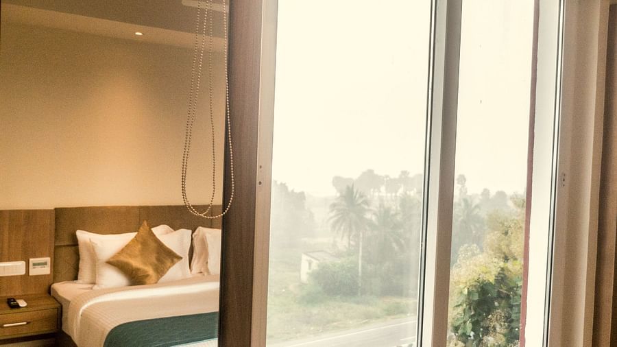 view through a window of Luxury Sea View Room