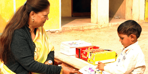 anganbadi childrens day celebration at neemrana