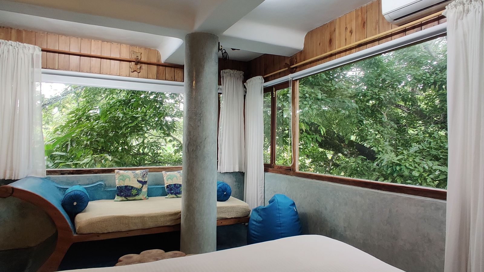 Luxurious Ocean Room with panoramic views of the island’s natural beauty, offering a peaceful stay.