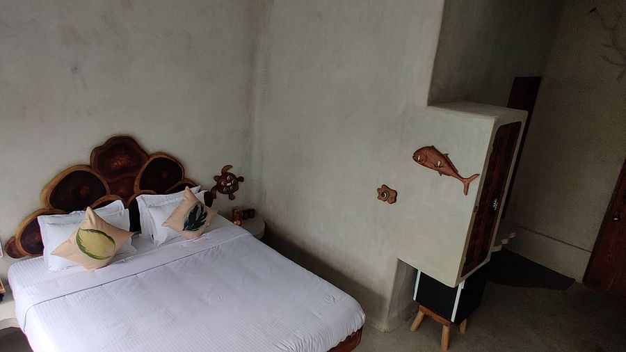 Albacore room featuring an airy and naturally bright room with a plush bed and plenty of space to move around.