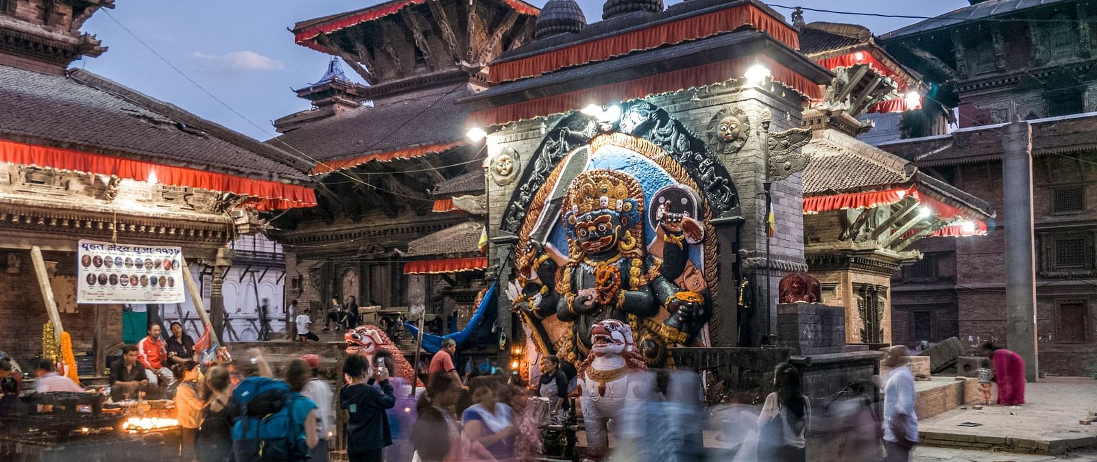 Devotees gathered around a local religious institutions | Kavya Resort and Spa, Nagarkot