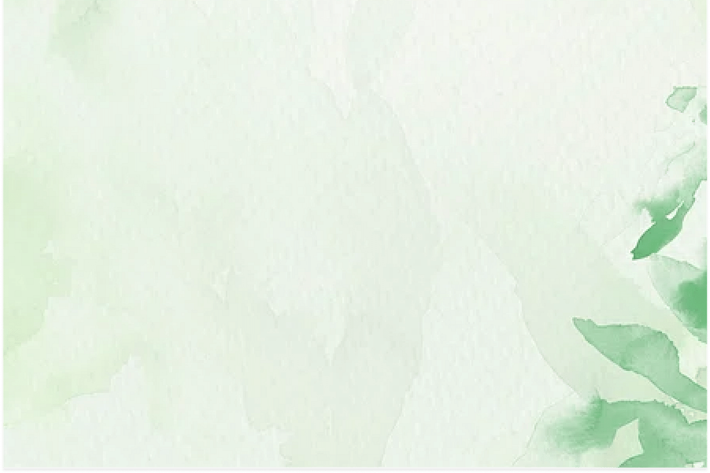 A background image with green splashes