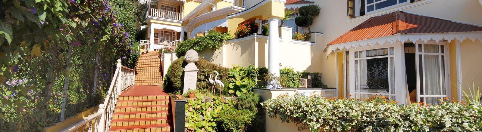facade of one of the blocks in the resort - Mayfair Hill Resort, Darjeeling