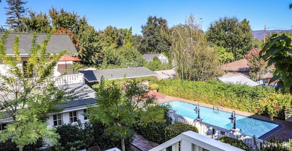 Pool from balcony