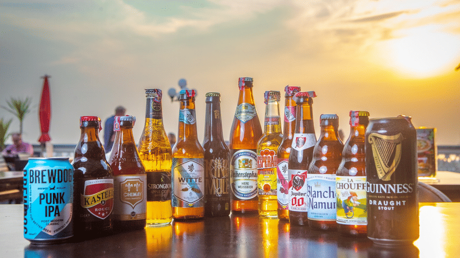 imported beers in Pakse