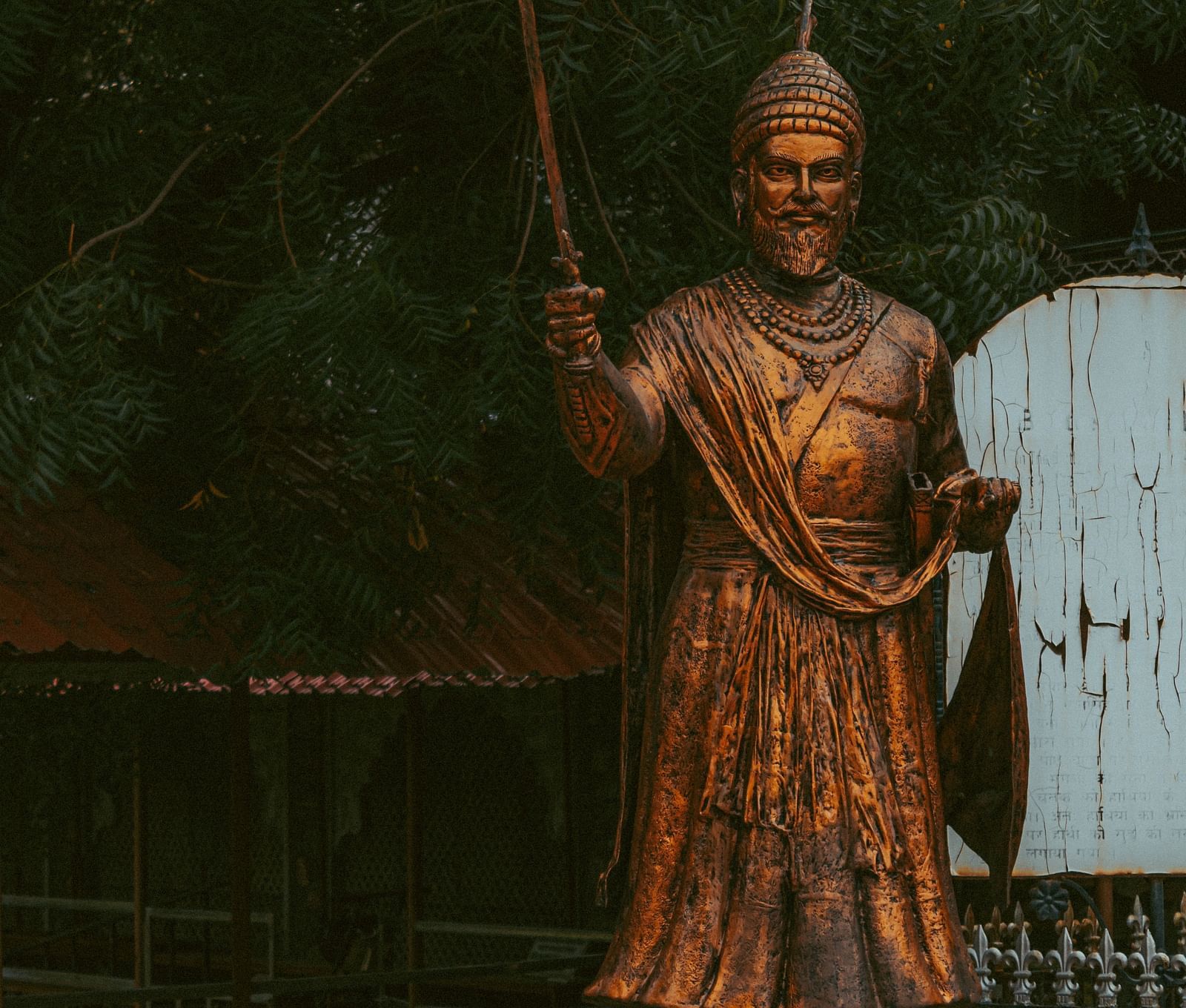 A bronze statue of Maharana Pratap - Dev Shree, Deogarh