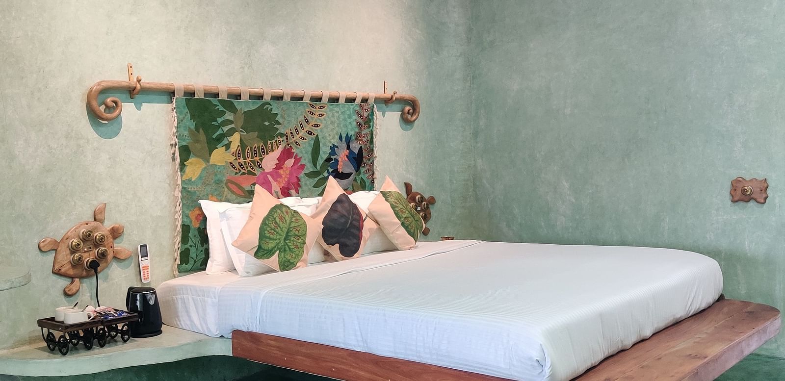 Bed in the room | Matsya Island Retreat
