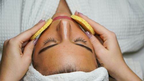 Woman in White Towel