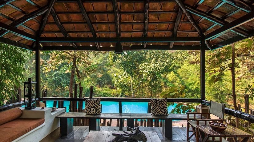 Cottages in satpura  Reni Pani Jungle Lodge in madhai  resort in satpura national park