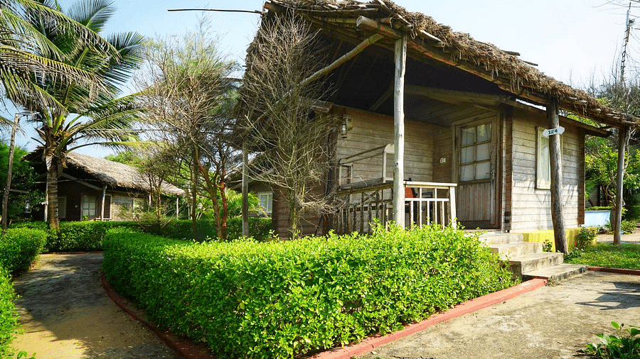 Facade of Lotus Eco Resort Konark