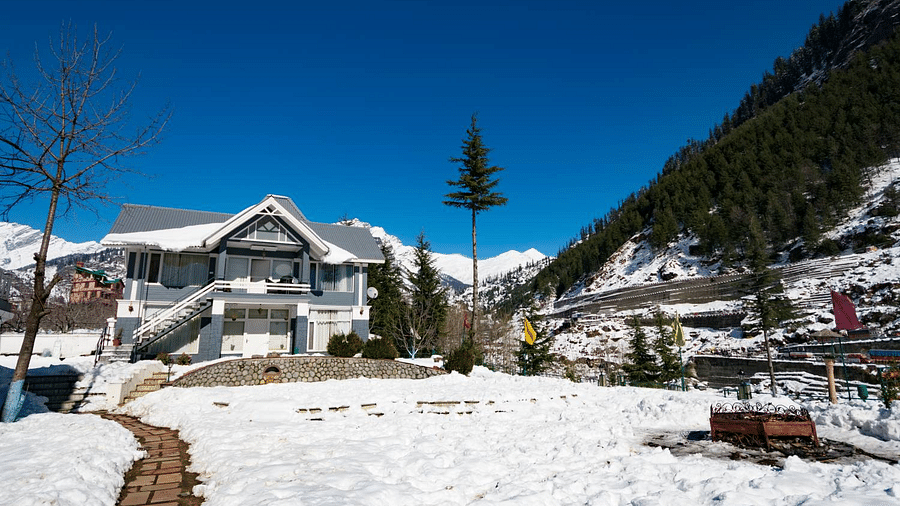 Snow pics at The Highland Park Manali 5 nghtwr