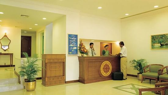 Reception at our hotel in Cochin
