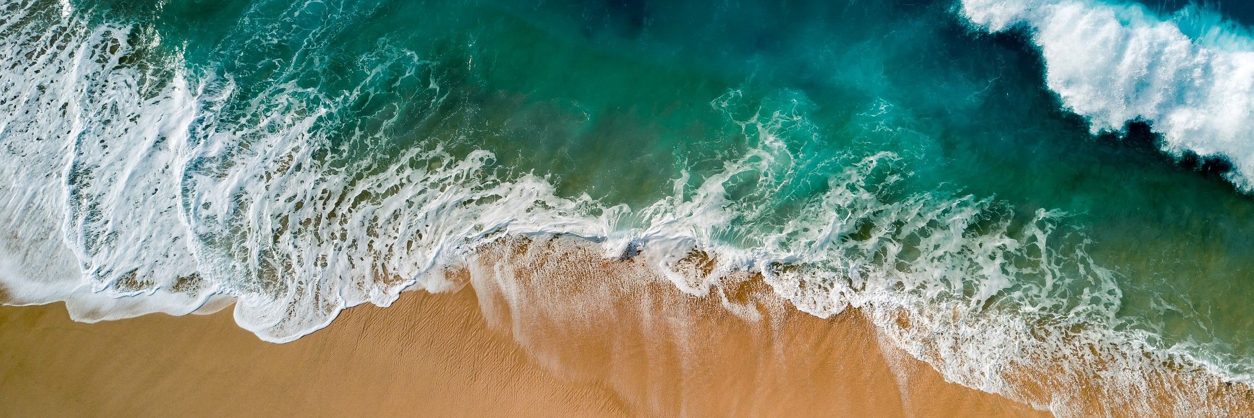 view of the waves