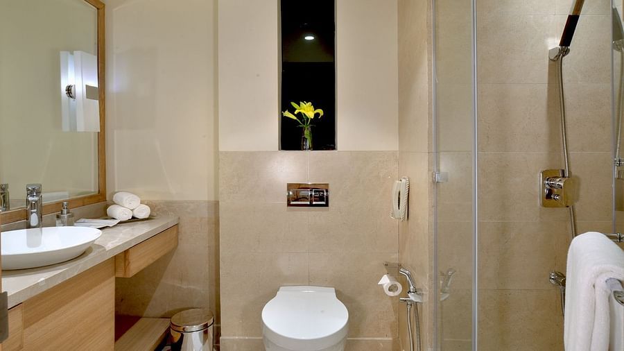 Bathroom at Golden Sarovar Portico Amritsar 1