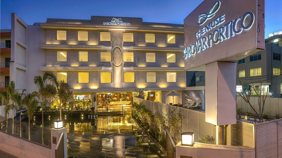 Facade Deventure Sarovar Portico Kapashera New Delhi