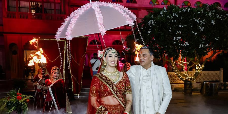1 - Jaimala- Royal Wedding in Jaipir - Hotel Umaid Palace