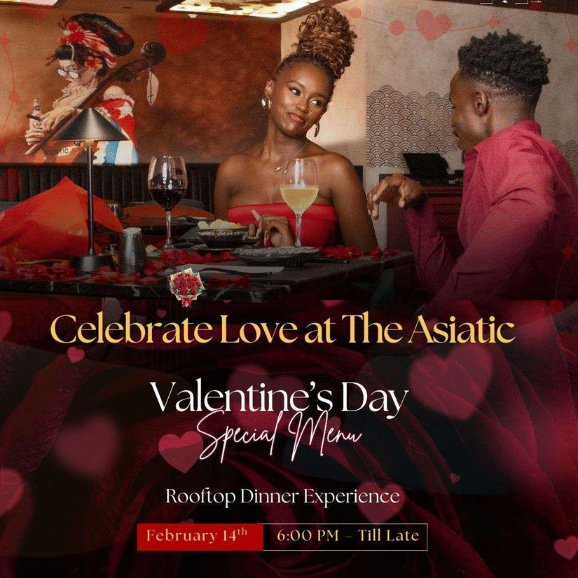 A creative containing the offer details along with a woman, and a man in the backdrop.