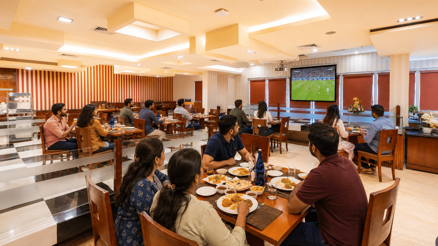 FIFA live screening at Megabite Restaurant, MGM Mark Whitefield