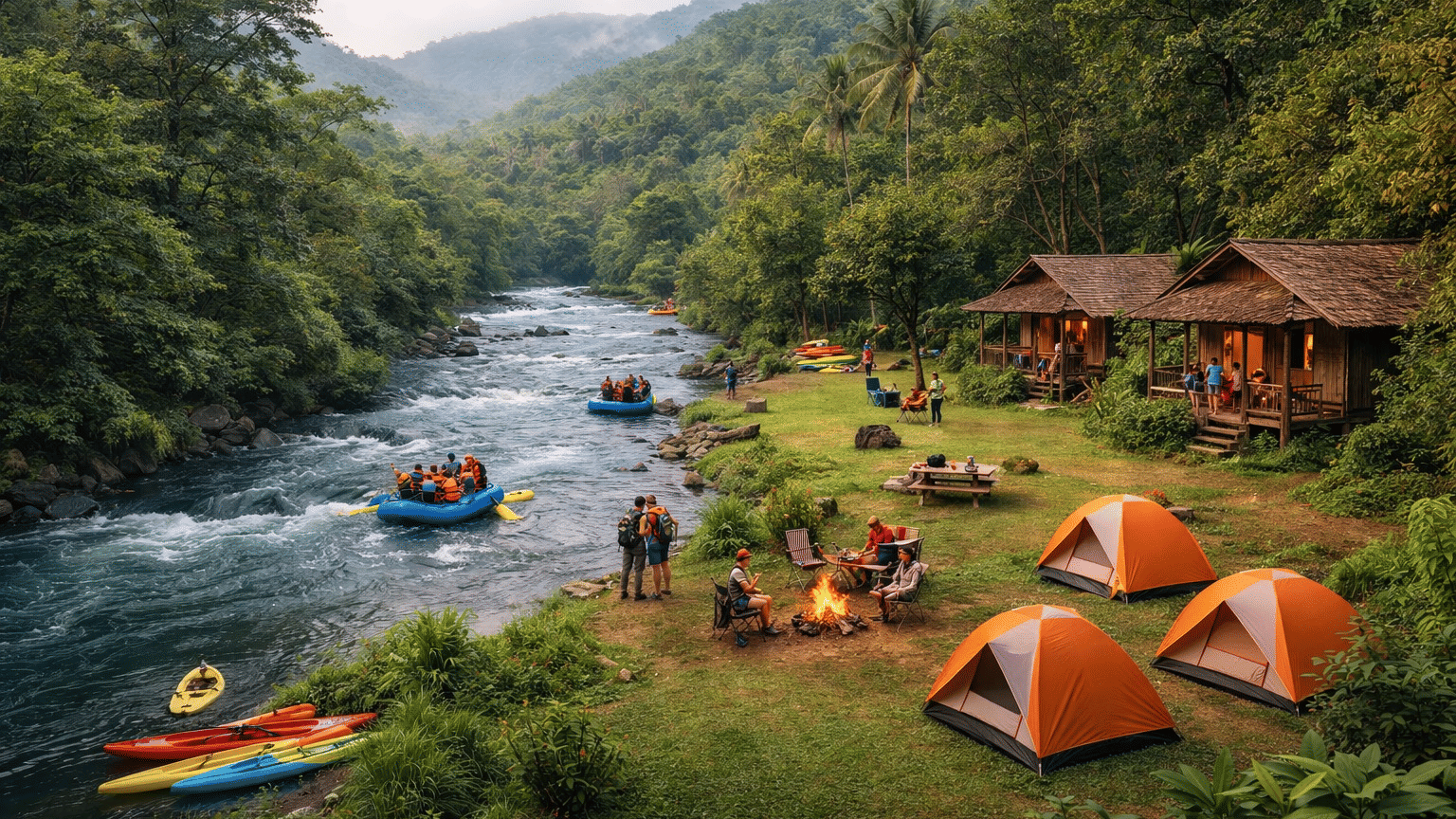 Best resort in Kolad near river rafting stay