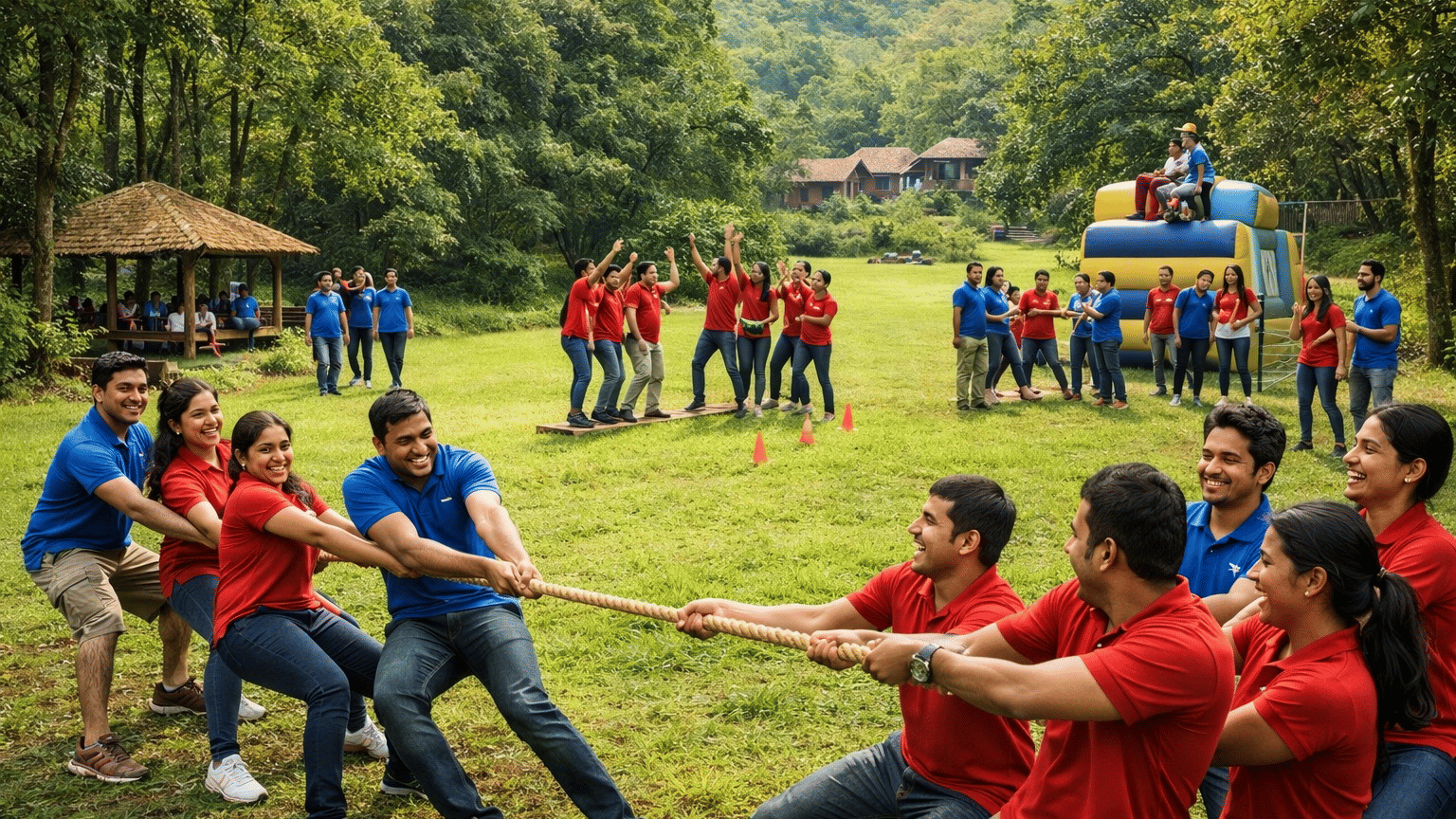 Corporate picnic near Mumbai at Nature Trails Sajan
