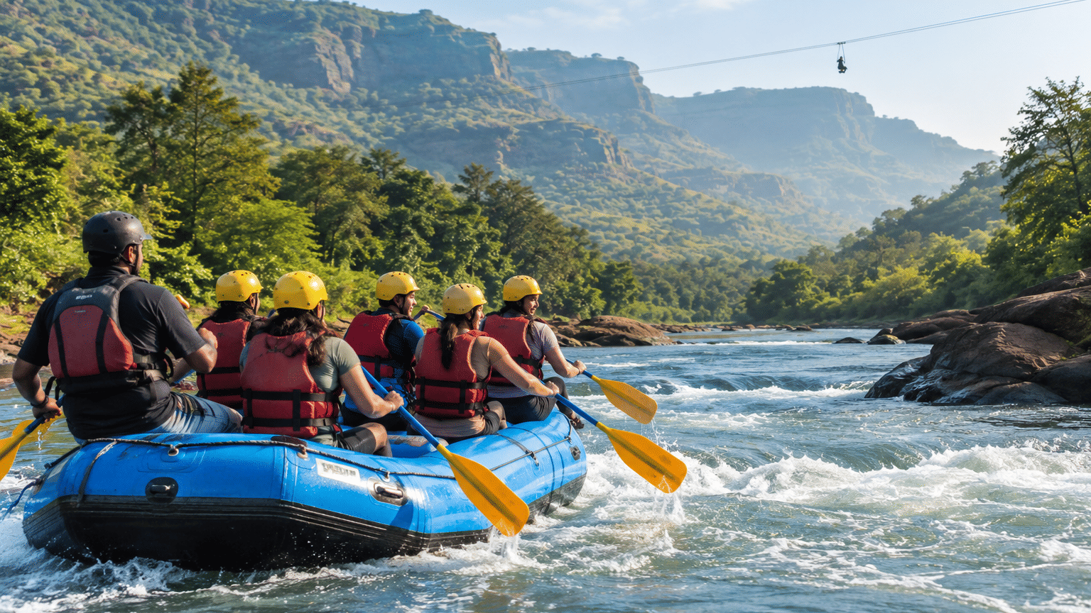 Kundalika rafting in Kolad at Nature Trails Kundalika