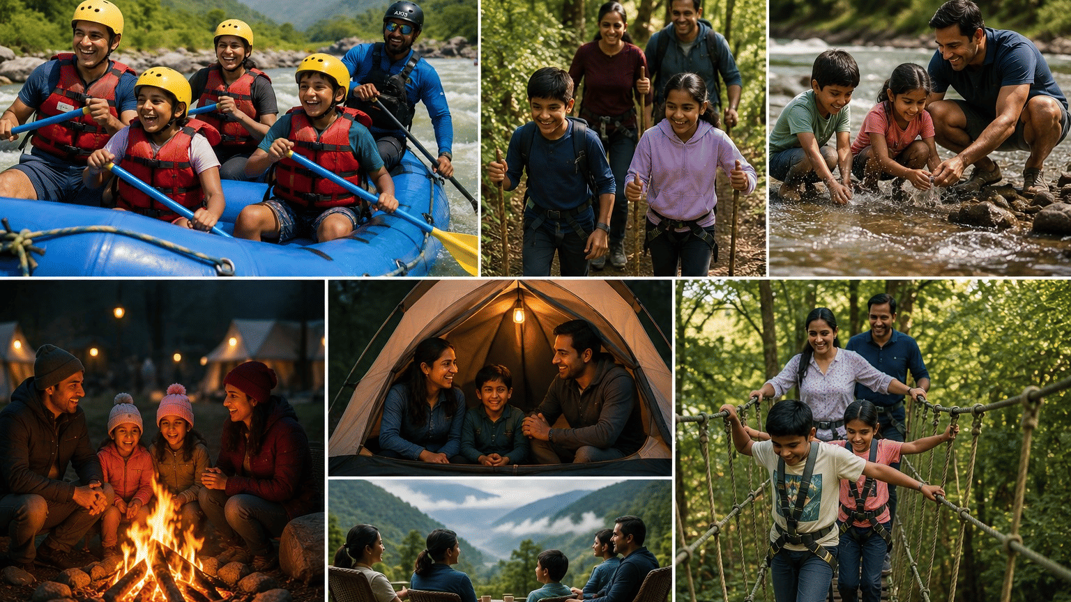 Outdoor activities for kids at nature resorts