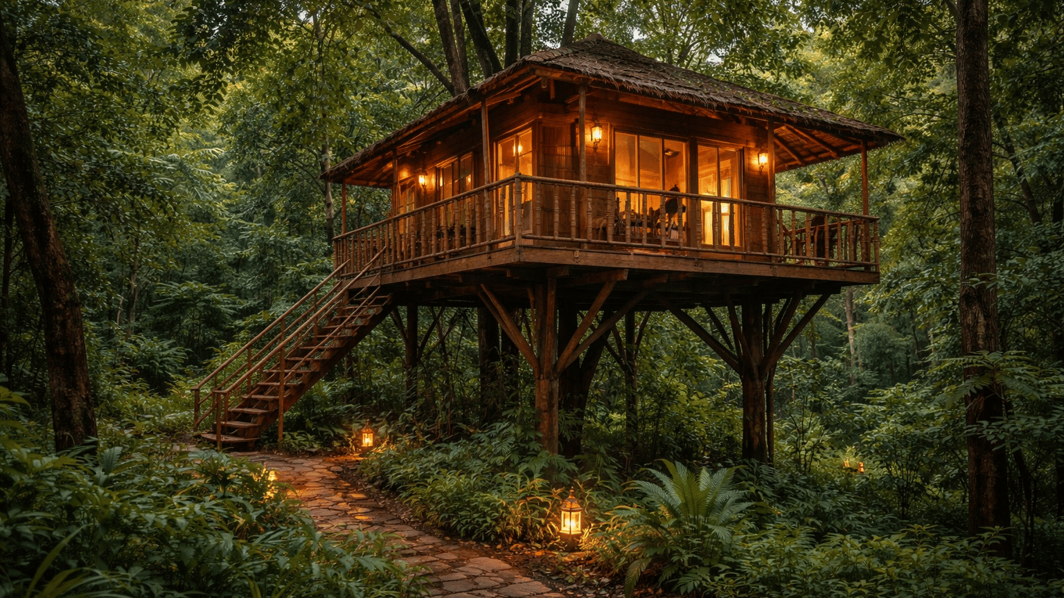 Treehouse room at Nature Trails Sajan