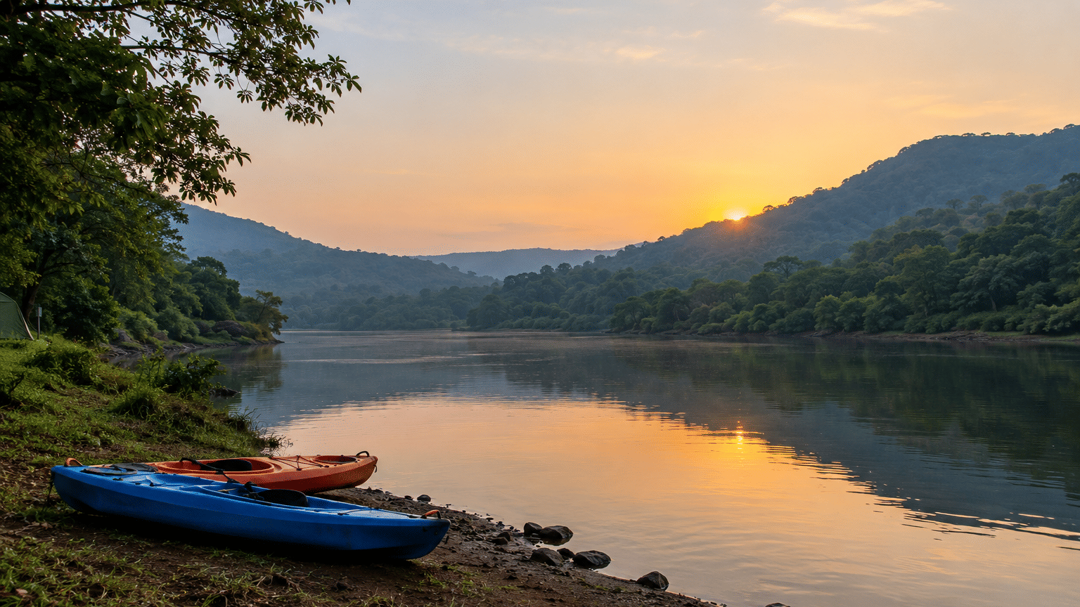 Two days in Kolad Nature Trails Kundalika river rafting riverside stay