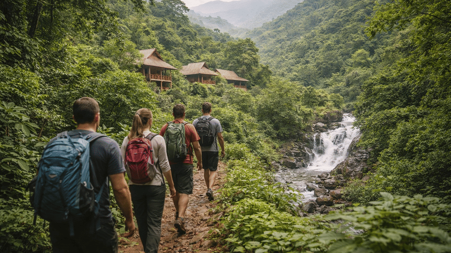 Eco tourism in Goa trekking Western Ghats