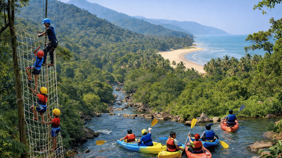 Family vacation Goa South at Nature Trails