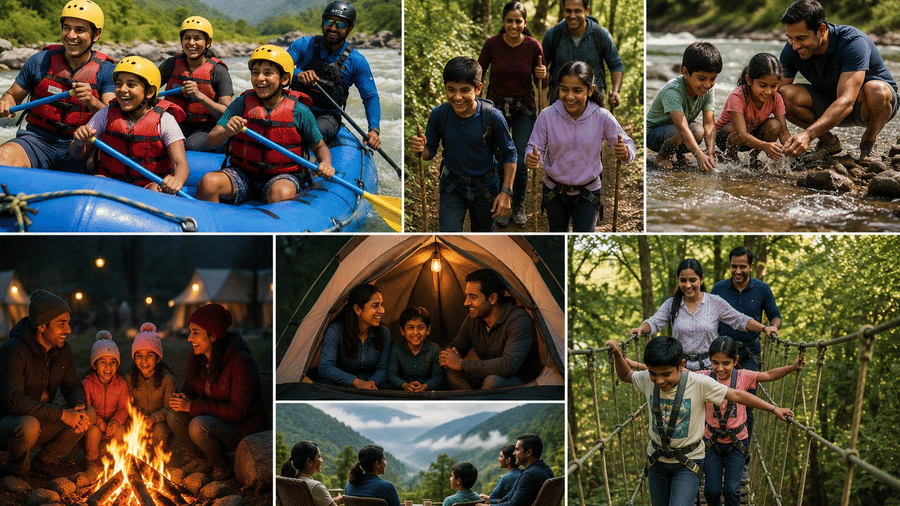 Outdoor activities for kids at nature resorts