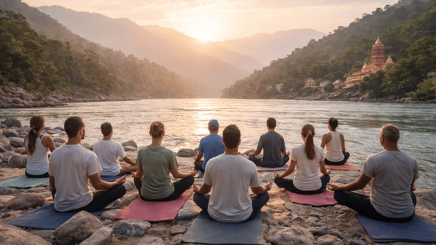 Yoga and adventure retreat in Rishikesh
