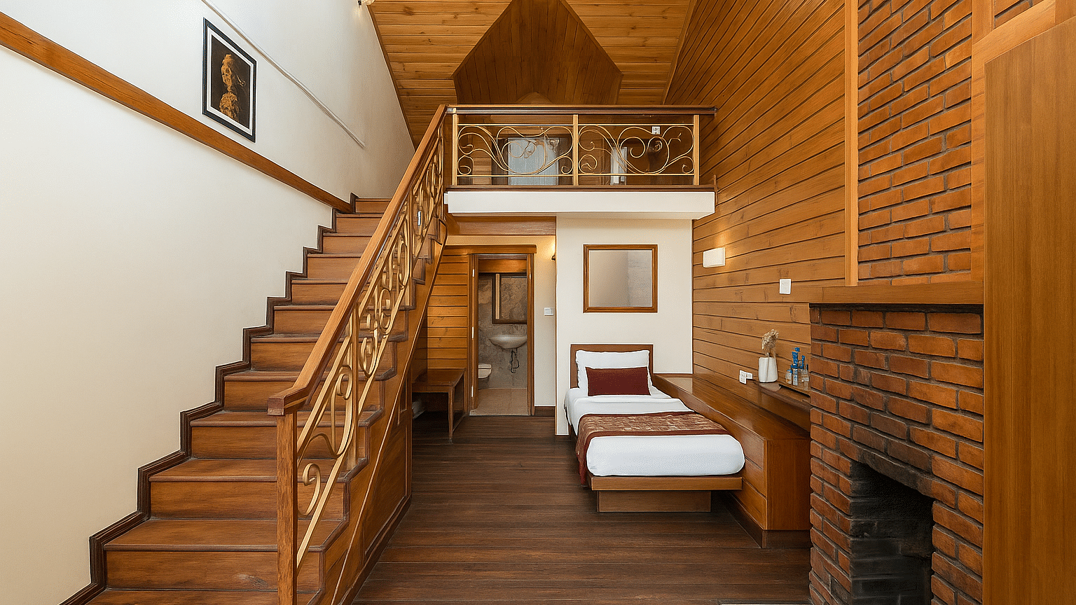 CHALET KANCHENJUNGA VIEW WITH FIREPLACE & BALCONY