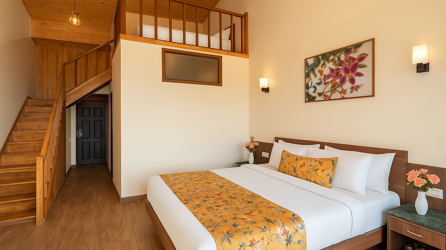 Family duplex with kanchenjunga view