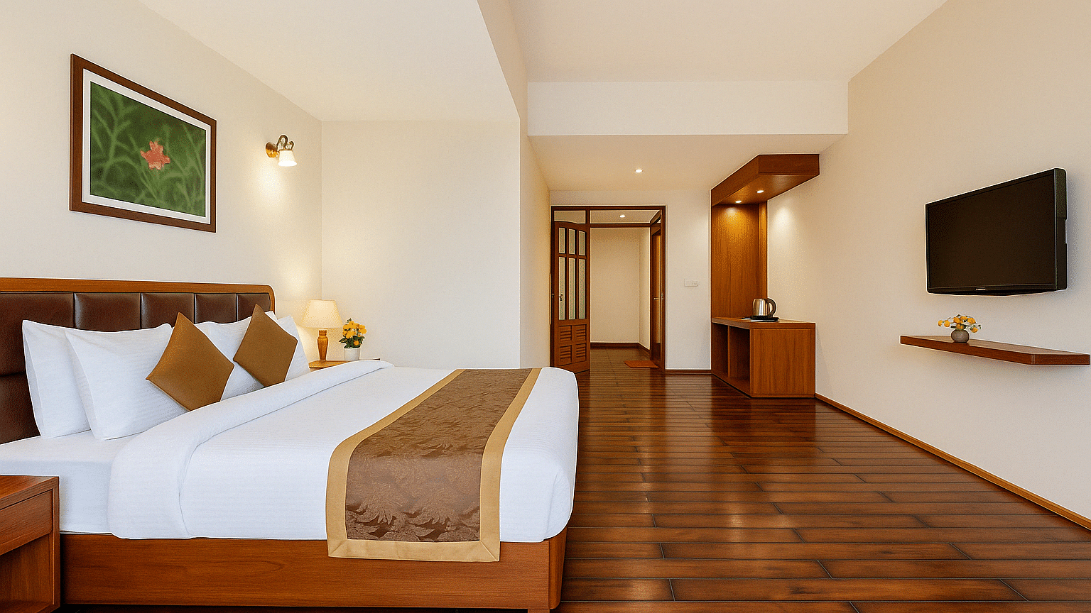 Family Suite with sofa cum bed with Balcony