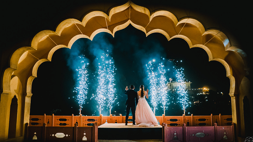 Fireworks at Stage during event