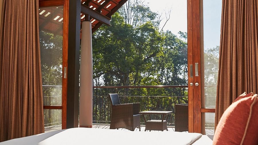 The Birchwood Retreat - view of the premium room balcony