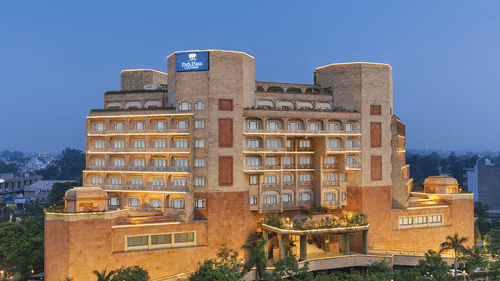 Facade of Park Plaza Ludhiana 5 Star Hotel in Ludhiana
